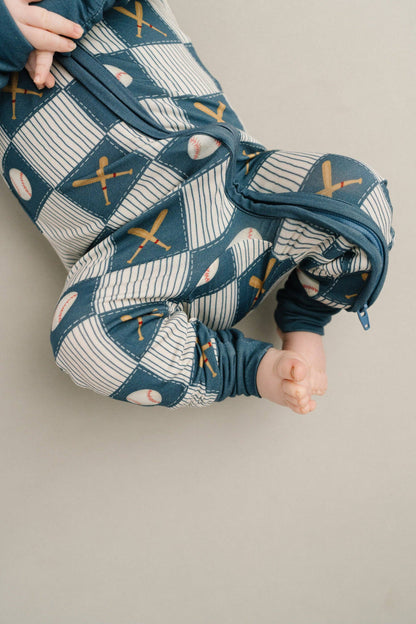 Baseball Patchwork Bamboo Sleeper