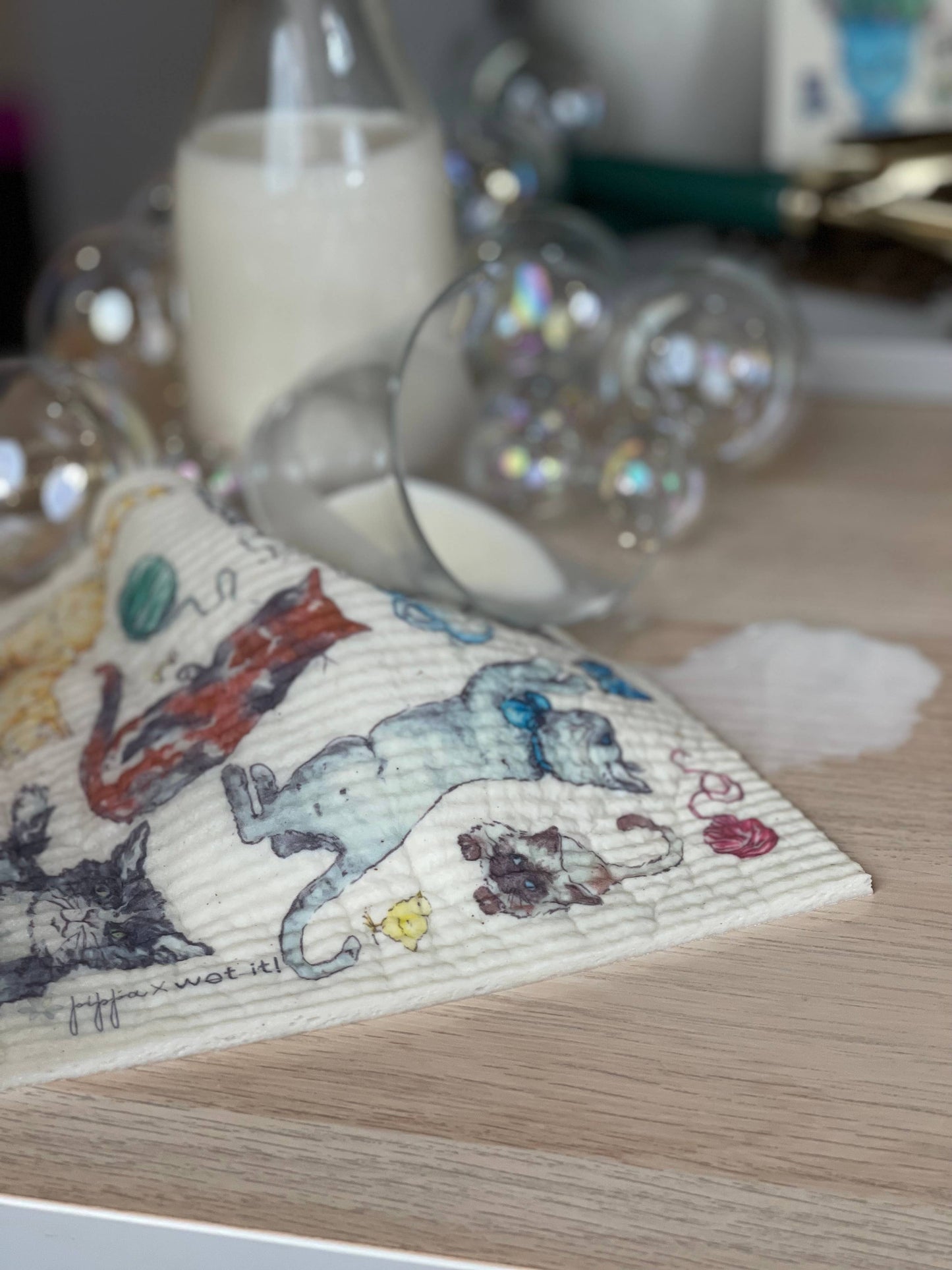 Fine Feline Swedish Cloth