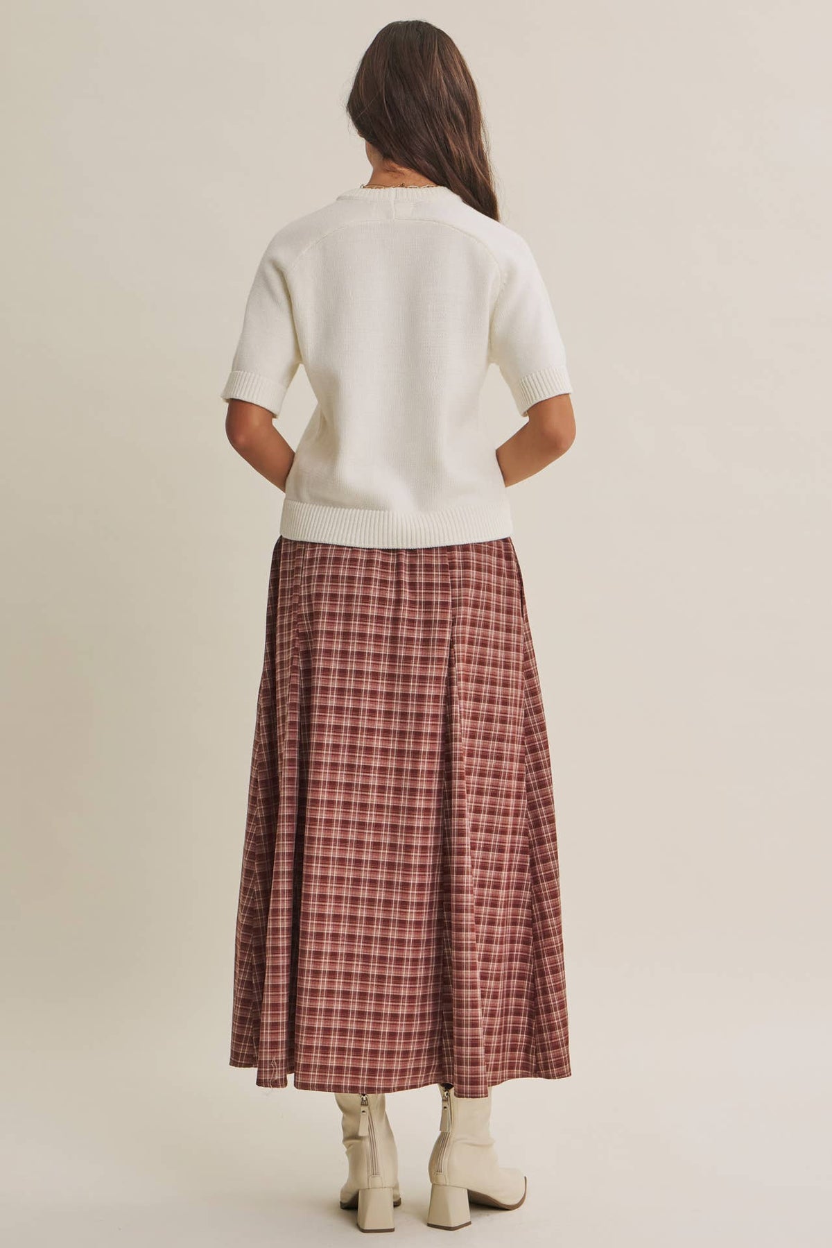 Reagan Sweater Top- White