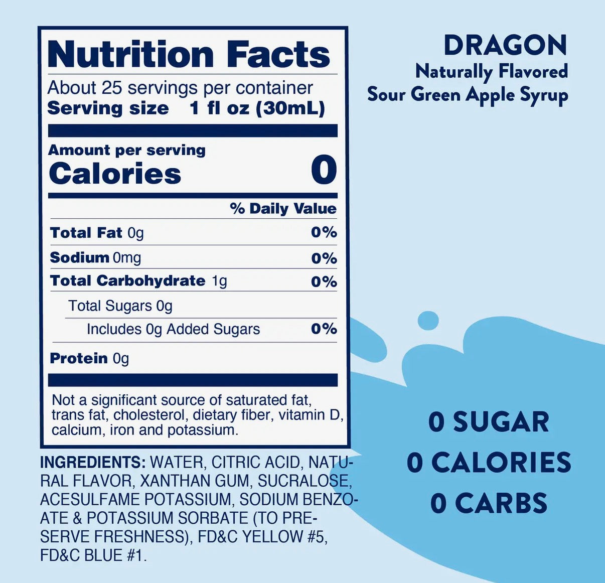 Skinny Sour Dragon Syrup