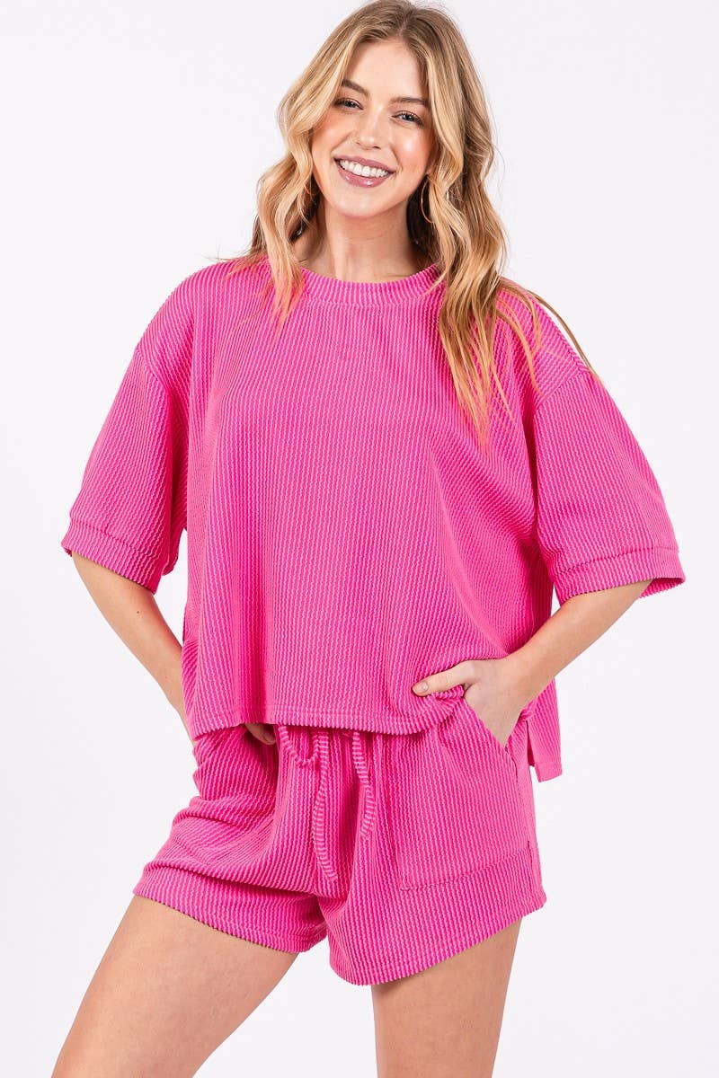 Vacation Set- Hot Pink