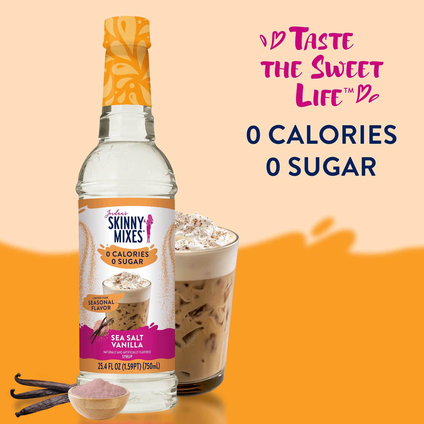 Skinny Sea Salt Vanilla Syrup
