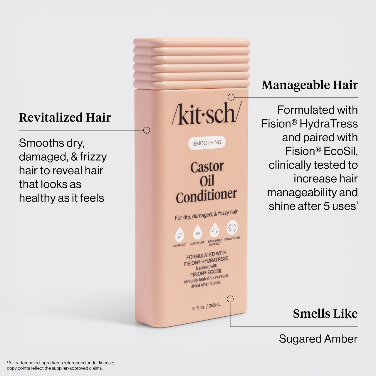 Smoothing Castor Oil Shampoo & Conditioner Combo