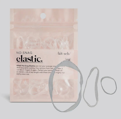 No-Snag Elastic 100 PC- Clear