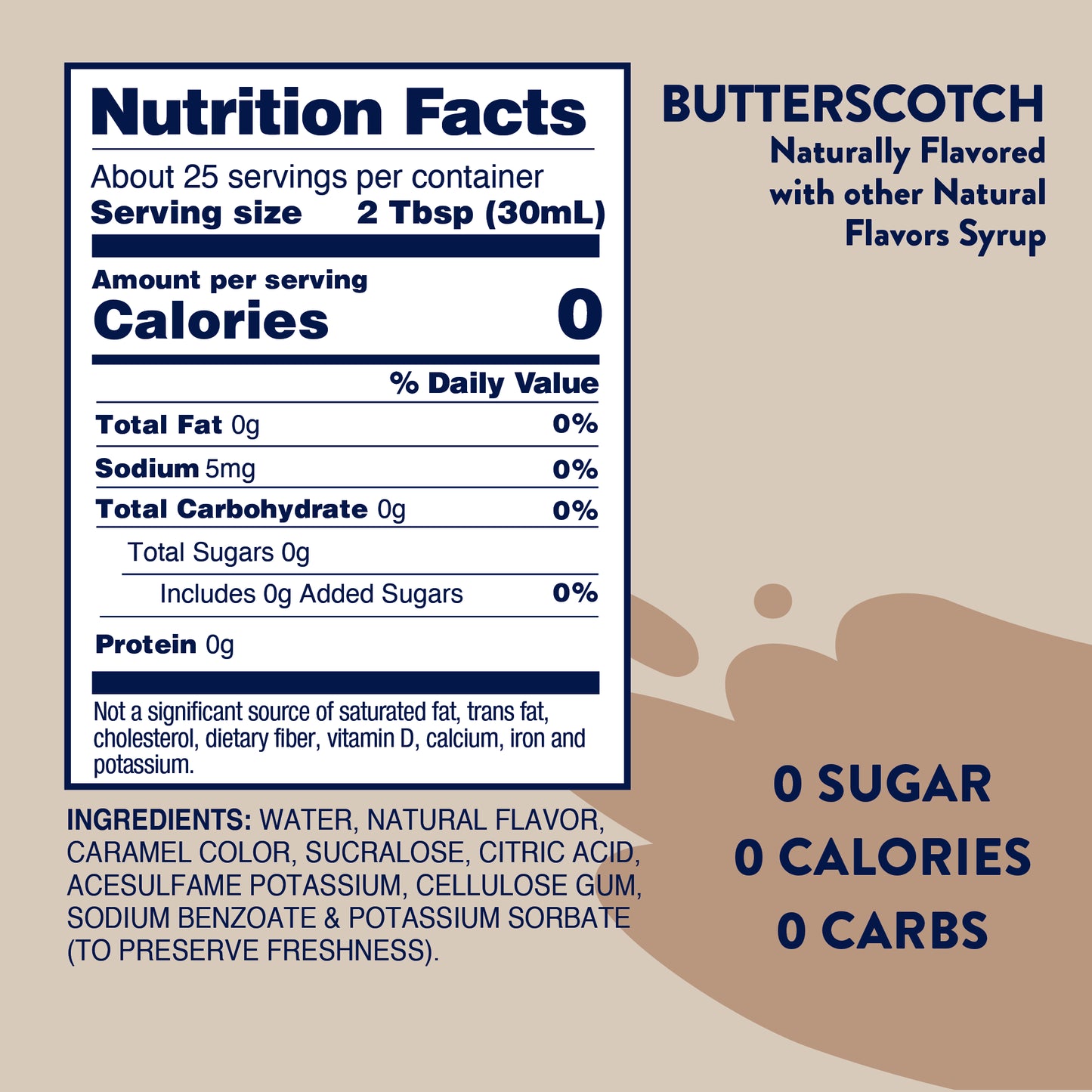 Skinny Butterscotch Syrup