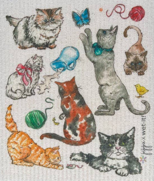 Fine Feline Swedish Cloth