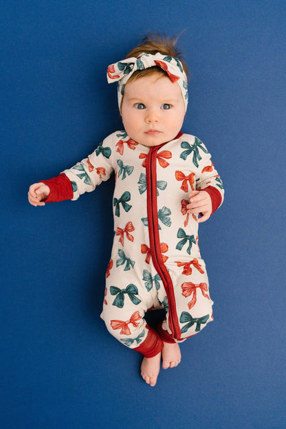 Patriotic Bows Bamboo Sleeper