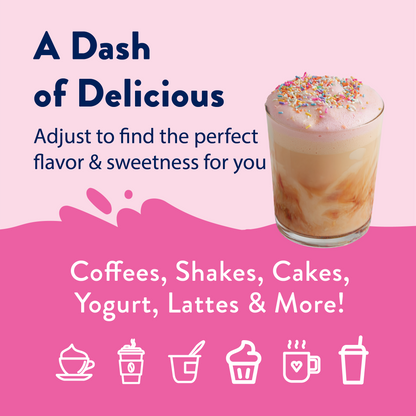 Skinny Dippin' Dots® Birthday Cake Ice Cream Syrup
