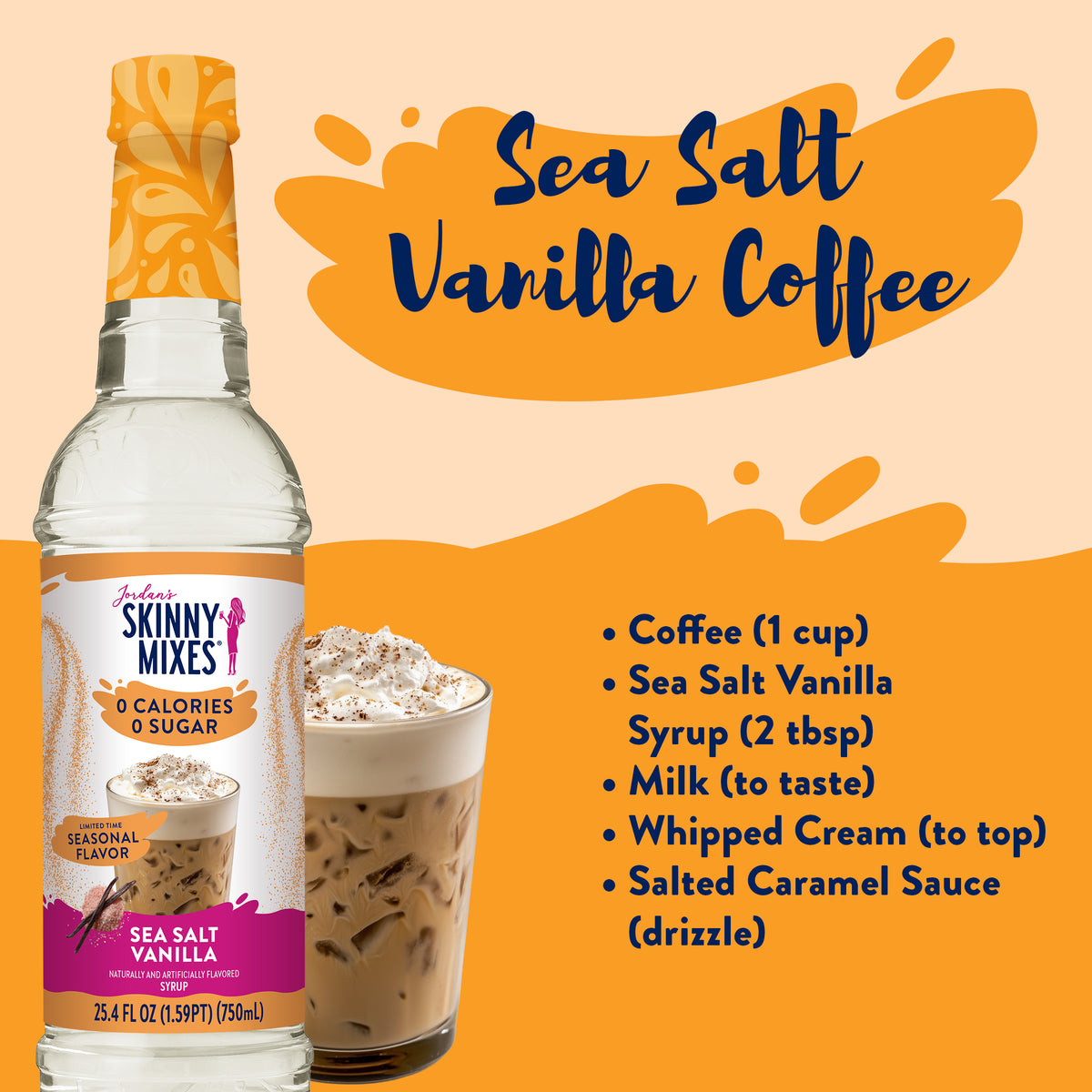 Skinny Sea Salt Vanilla Syrup