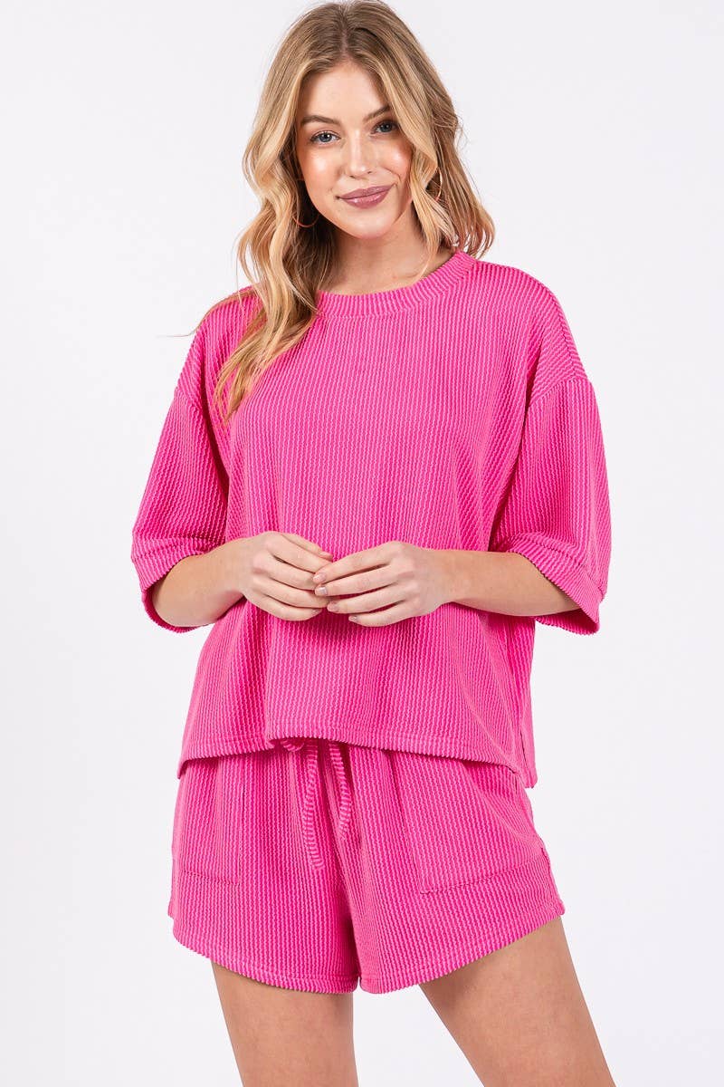 Vacation Set- Hot Pink