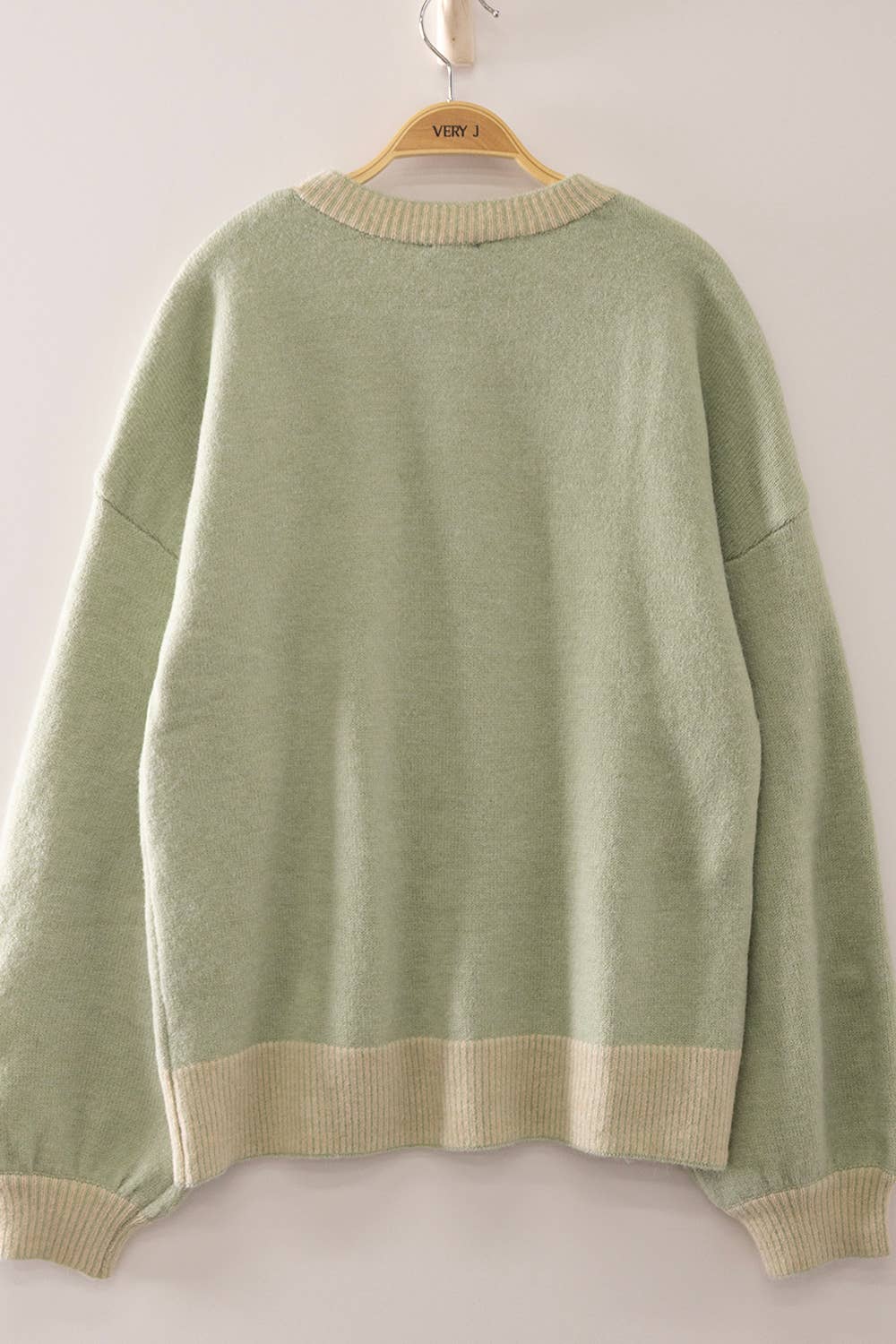 Doodle Knit Sweater-Sage