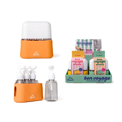 En Route Bon Voyage 4 Piece Travel Bottles