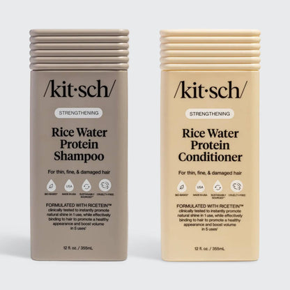 Strengthening Rice Water Shampoo & Conditioner Combo