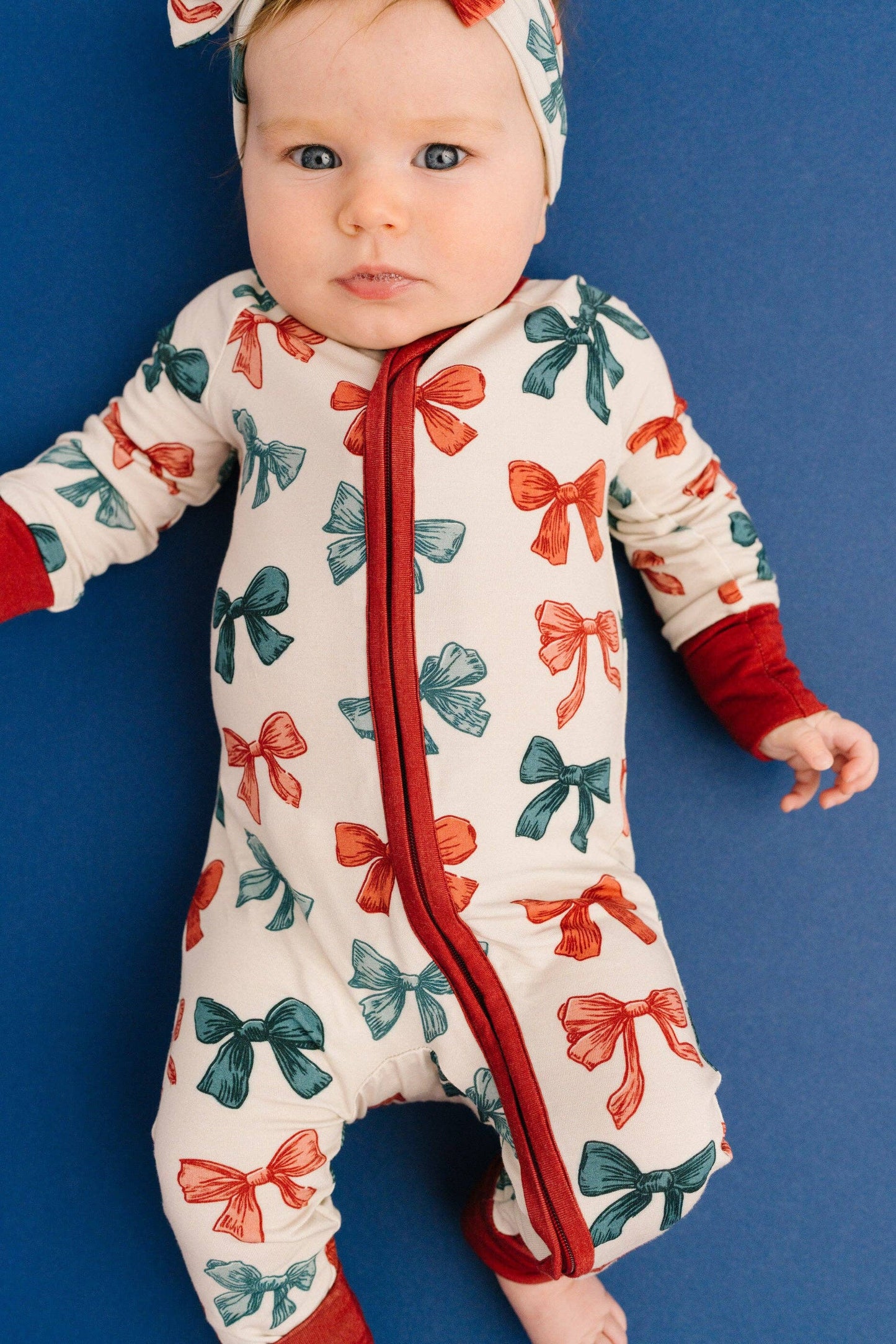 Patriotic Bows Bamboo Sleeper