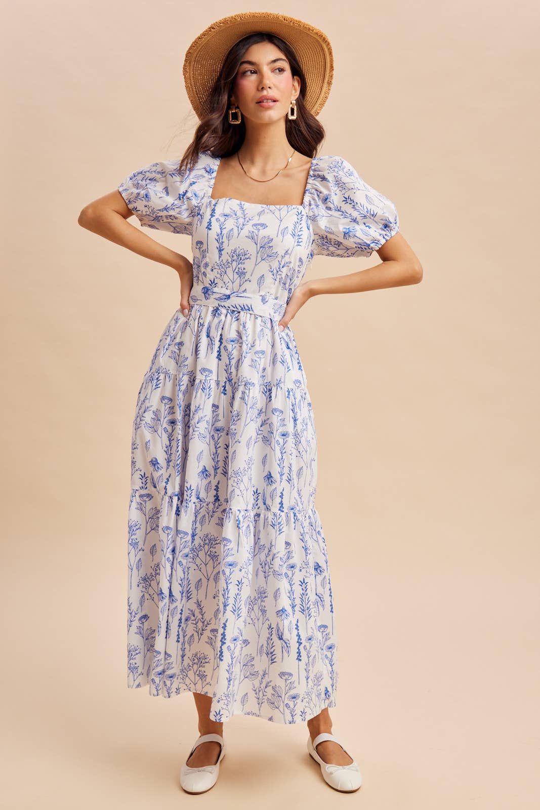 Harper Cotton Floral Print Dress