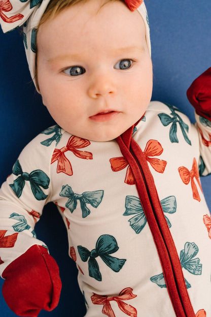Patriotic Bows Bamboo Sleeper