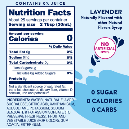 Skinny Lavender Syrup