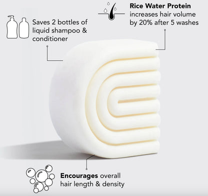 Rice Water Conditioner Bar for Hair Growth
