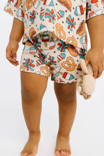 4th of July Snacks Slouchy Set