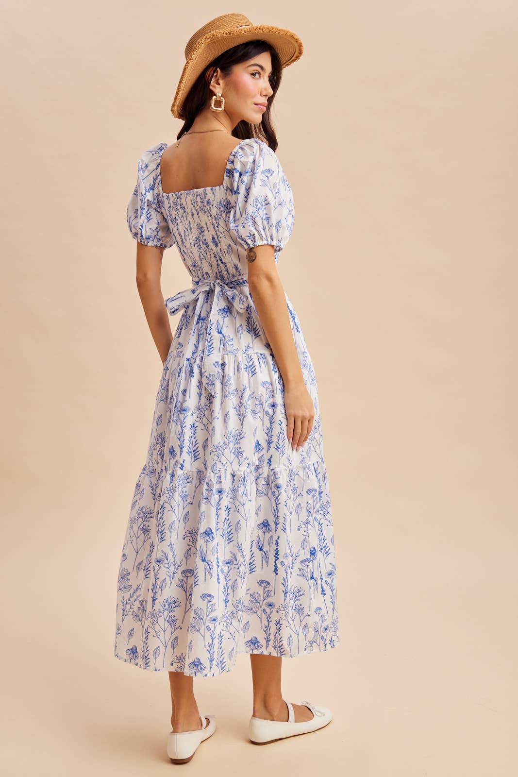 Harper Cotton Floral Print Dress