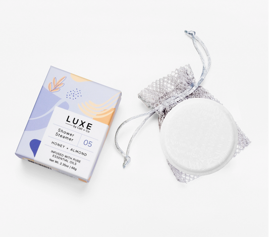 Luxe Honey + Almond Shower Steamer Fizzy Bomb