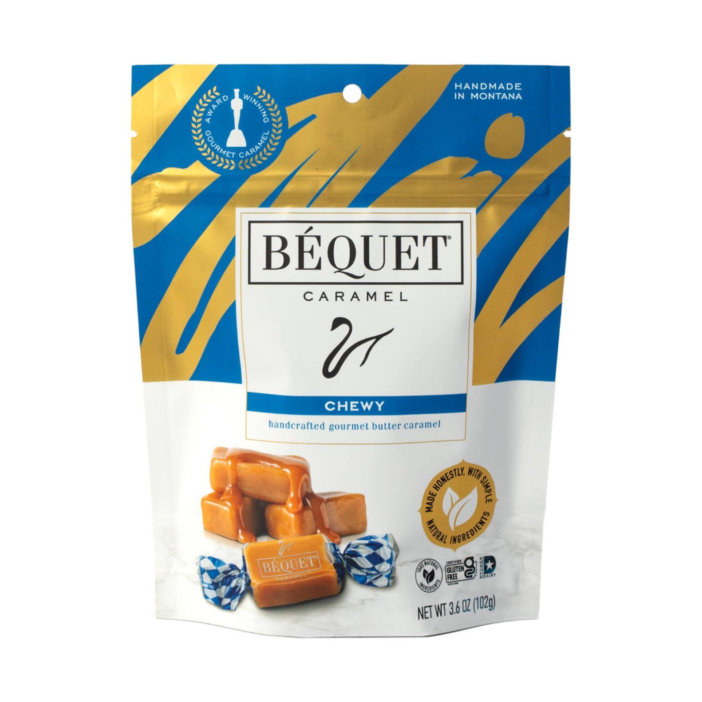 Béquet Gourmet Caramel 3.6 oz Pouch: Classic
