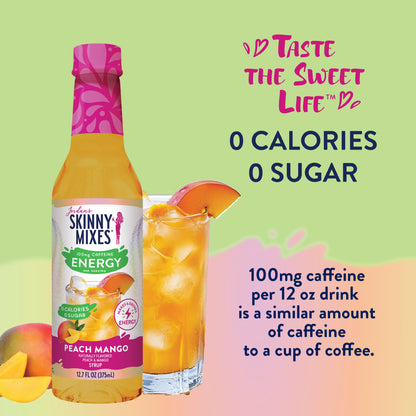 Skinny Peach Mango Energy Syrup - 375ml