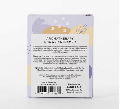 Luxe Honey + Almond Shower Steamer Fizzy Bomb