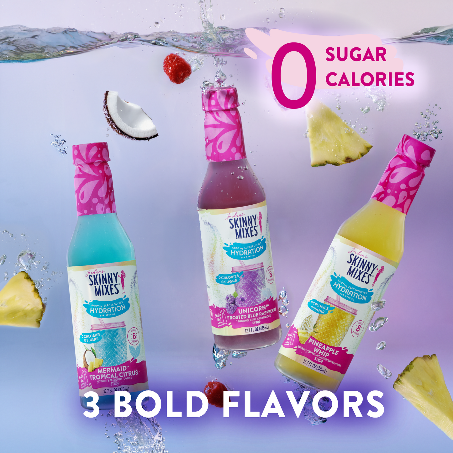 Skinny Pineapple Whip Hydration with Electrolytes 375ml