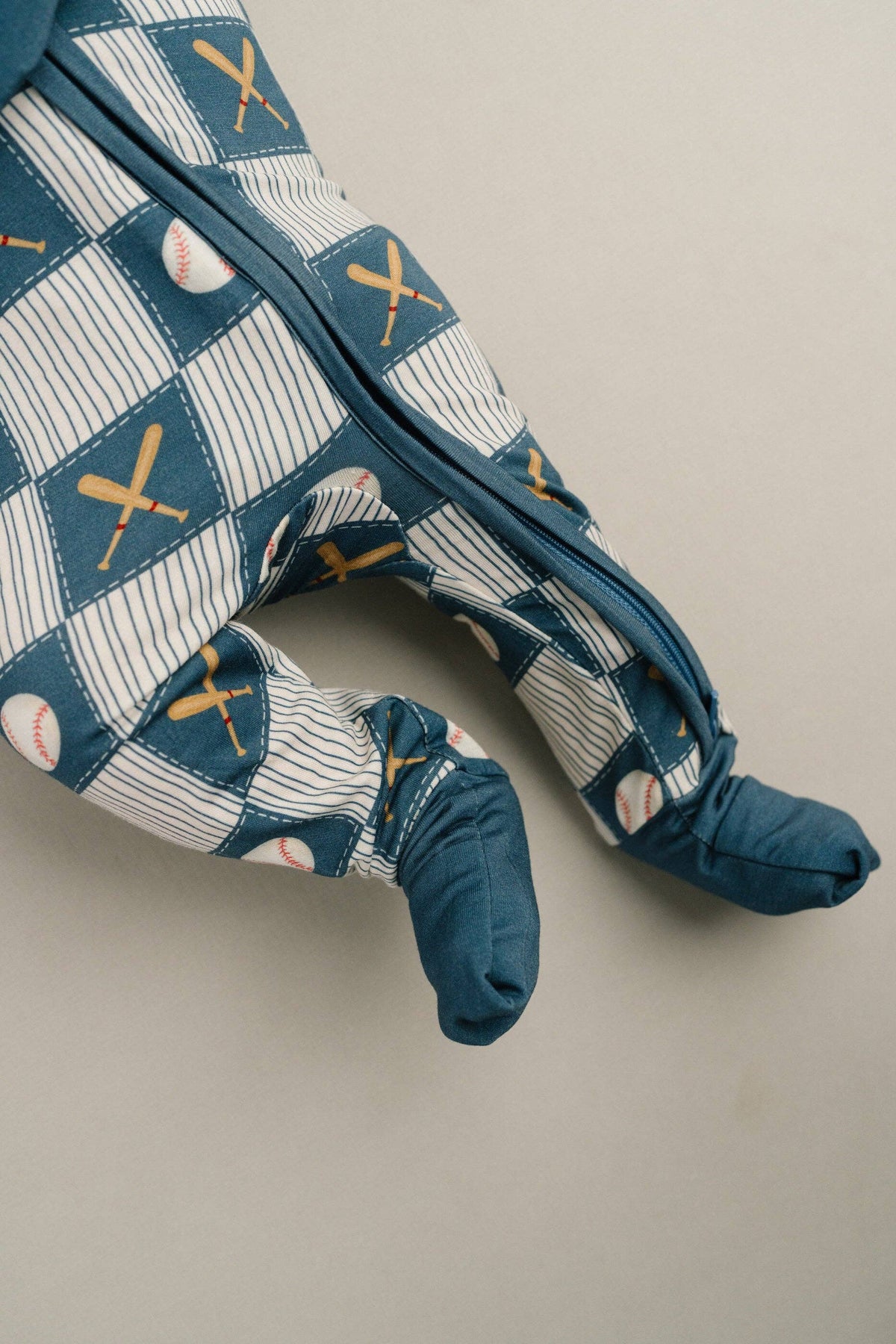 Baseball Patchwork Bamboo Sleeper