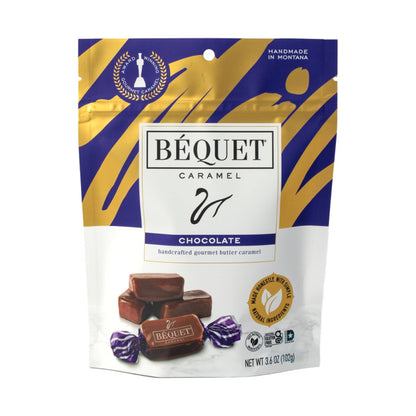 Béquet Gourmet Caramel 3.6 oz Pouch: Green Apple