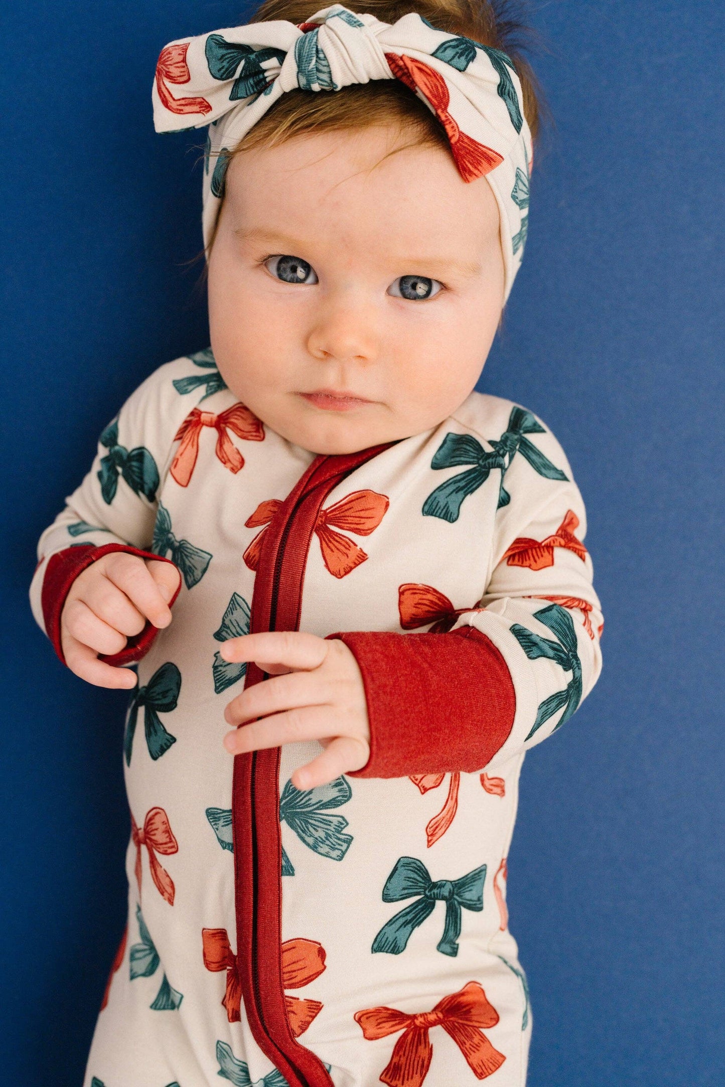 Patriotic Bows Bamboo Sleeper