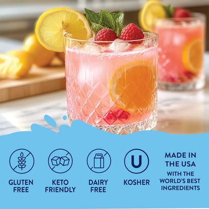 Skinny Meyer Lemon Raspberry Syrup