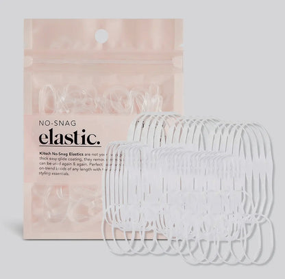 No-Snag Elastic 100 PC- Clear