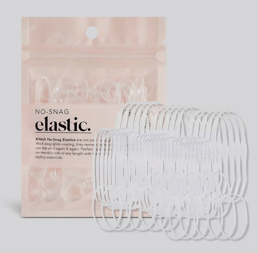No-Snag Elastic 100 PC- Clear