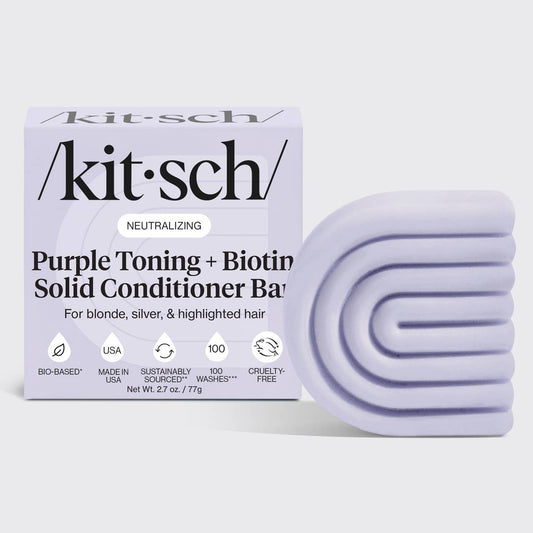 Purple Toning Conditioner Bar for Color-Treated & Grey Hair