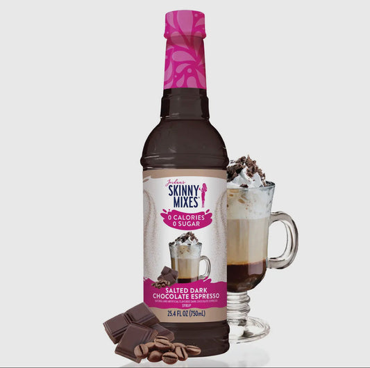 Skinny Salted Dark Chocolate Espresso Syrup