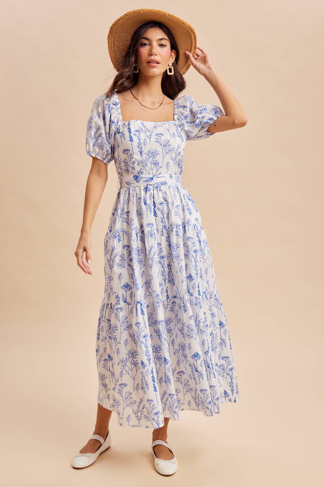 Harper Cotton Floral Print Dress