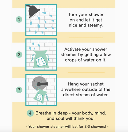 Luxe Eucalyptus + Aloe Shower Steamer Fizzy Bomb
