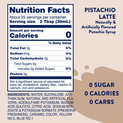 Skinny Pistachio Syrup