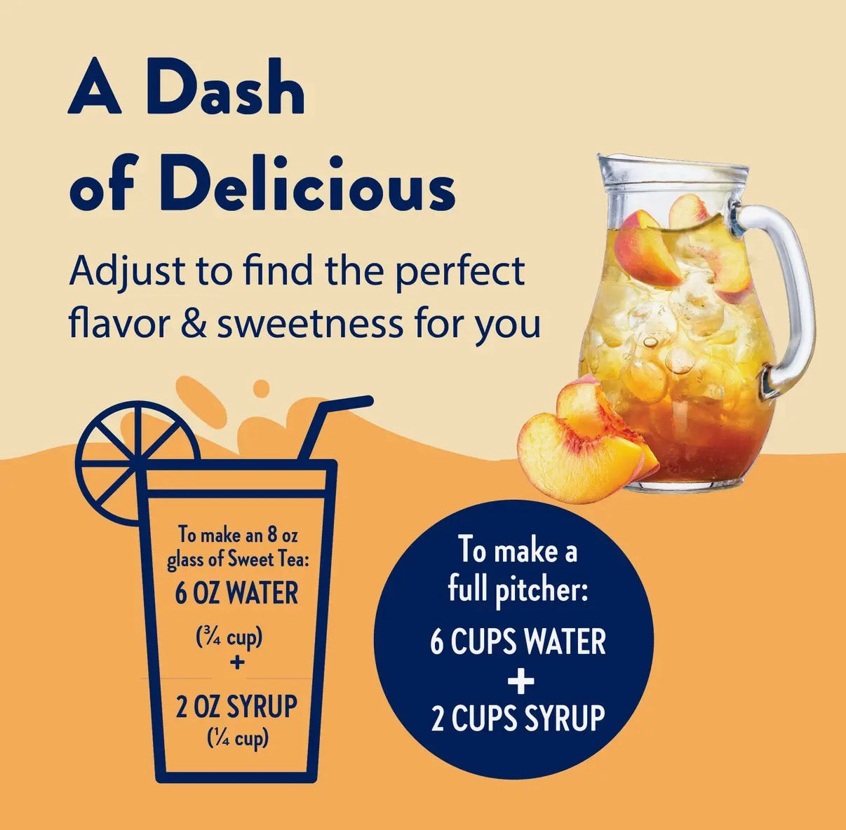 Skinny Peach Tea Syrup