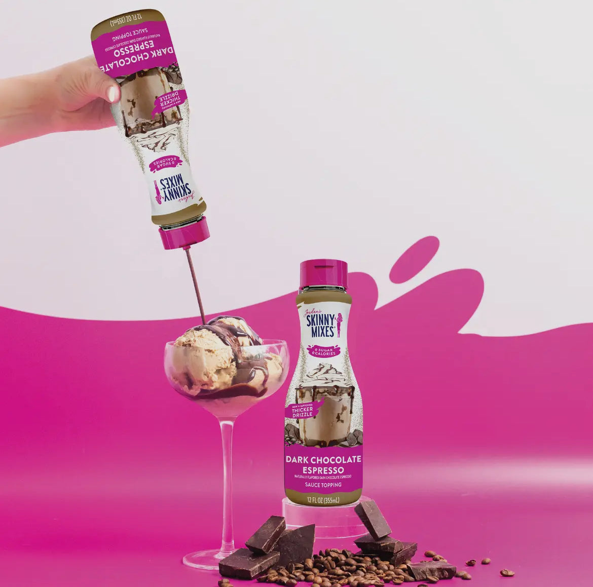 Skinny Dark Chocolate Espresso Sauce