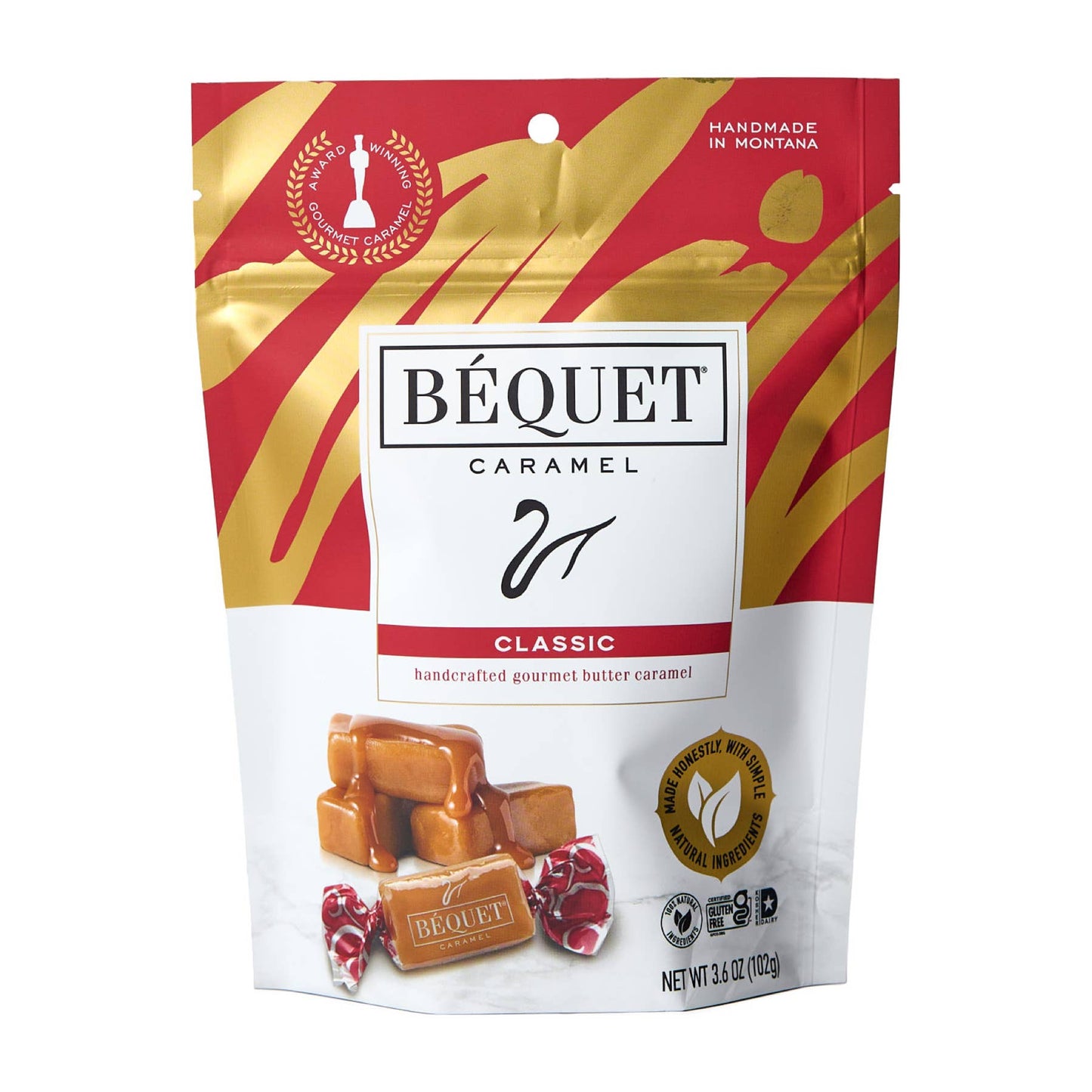 Béquet Gourmet Caramel 3.6 oz Pouch: Classic