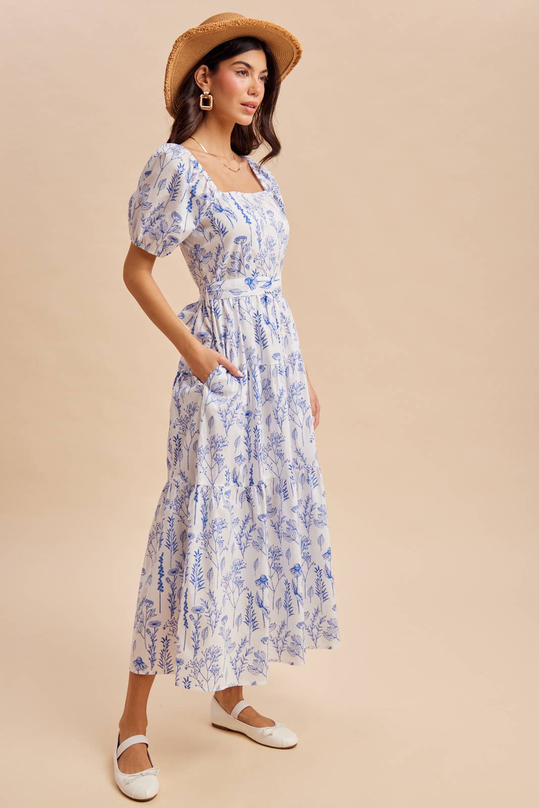 Harper Cotton Floral Print Dress