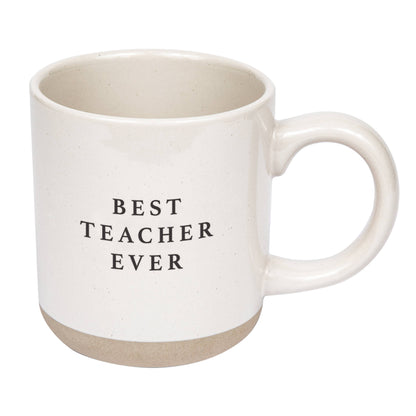 Best Teacher Ever Stoneware Coffee Mug