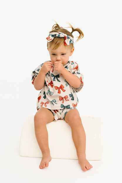 Patriotic Bows Slouchy Set