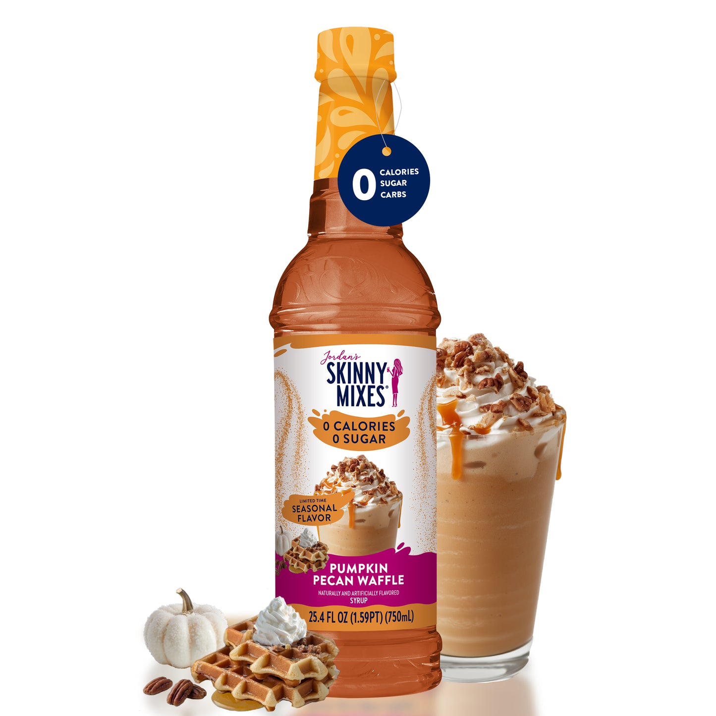 Skinny Pumpkin Pecan Waffle Syrup