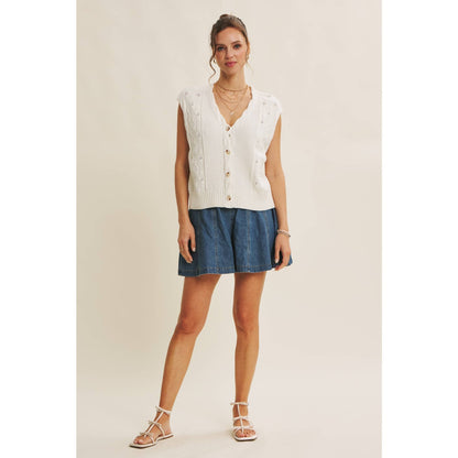 Summer Denim Flared Shorts