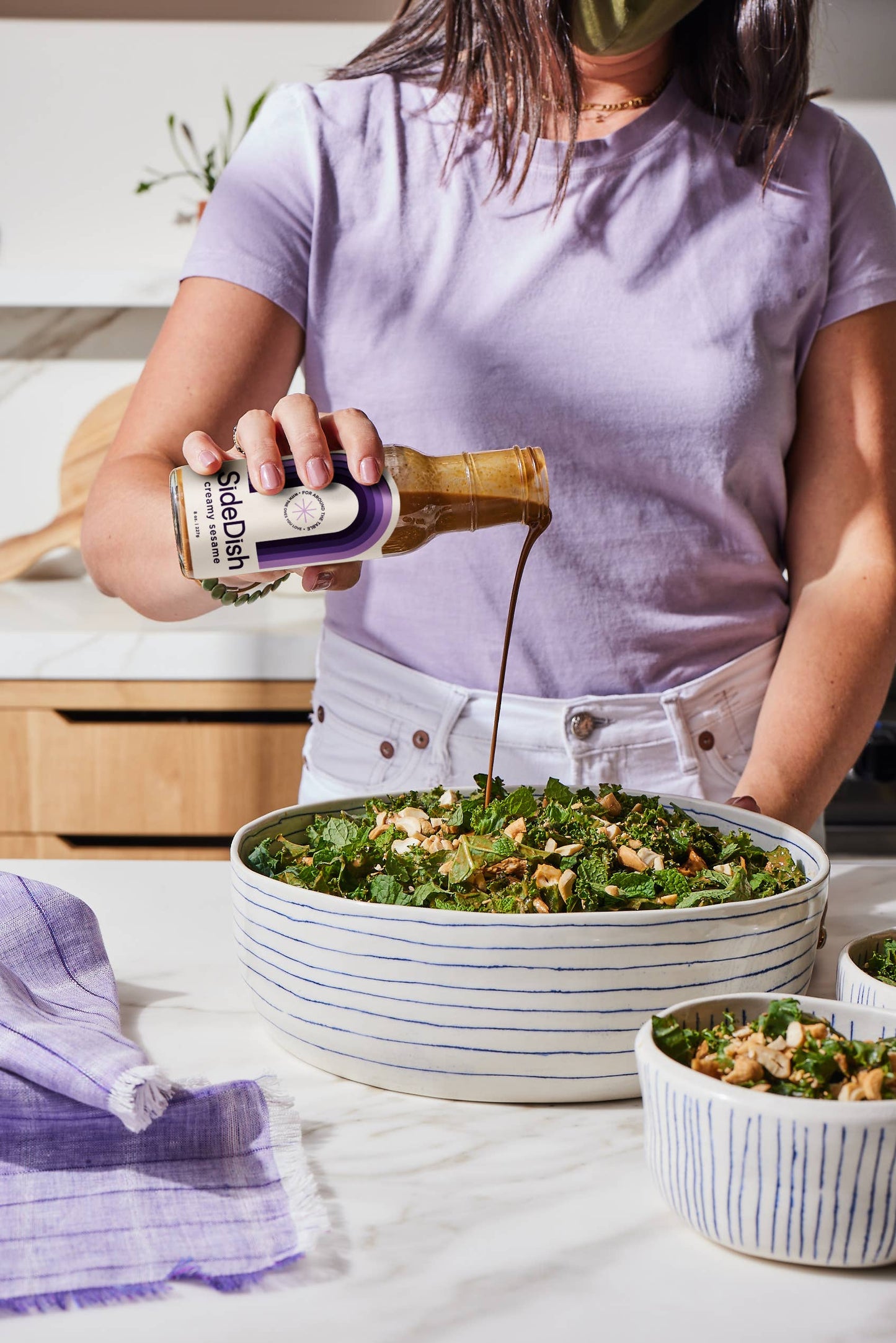 Side Dish Creamy Sesame Dressing Sauce & Dip