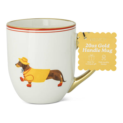 Dachshund Raincoat Belly Mug